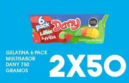 Alsuper Dany gelatina 6 pack multisabor oferta
