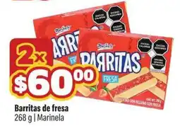 Smart & Final Marinela barritas de fresa oferta