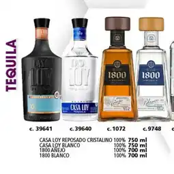 Bodegas Alianza Casa loy reposado cristalino 100% oferta