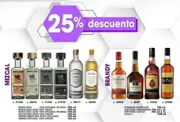 Bodegas Alianza Mezcal y brandy oferta