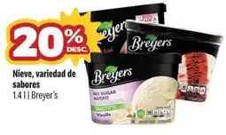 Smart & Final Breyer's nieve, variedad de sabores oferta