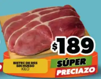 Bistec de res sin hueso