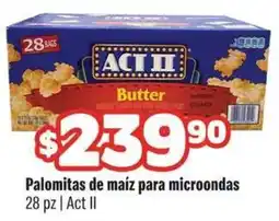 Smart & Final Act II palomitas de maíz para microondas oferta
