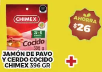 Merco Chimex jamón de pavo y cerdo cocido oferta
