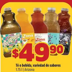 Smart & Final Arizona té o bebida, variedad de sabores oferta