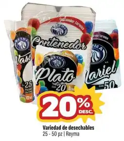 Smart & Final Reyma variedad de desechables oferta