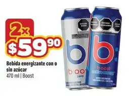 Smart & Final Boost bebida energizante con o sin azúcar oferta