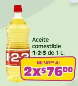 Soriana Mercado 1-2-3 aceite comestible oferta