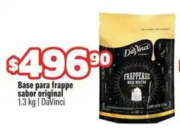 Smart & Final Davinci base para frappe sabor original oferta