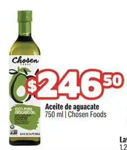 Smart & Final Chosen aceite de aguacate oferta