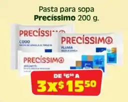 Soriana Mercado Precíssimo Pasta para sopa oferta