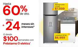 Elektra Elektra línea blanca oferta