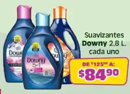 Soriana Mercado Downy suavizantes 2.8 L oferta