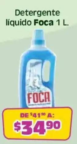 Soriana Mercado Foca detergente liquido oferta