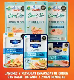La Comer Jamones y pechugas empacadas de origen san rafael balance y zwan bienestar oferta