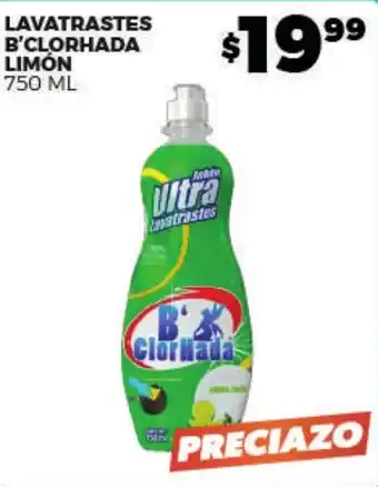 Merco B'clorhada lavatrastes limón oferta