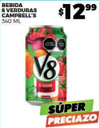 Merco Campbell's v8 bebida 8 verduras oferta