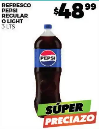 Merco Pepsi refresco regular o light oferta