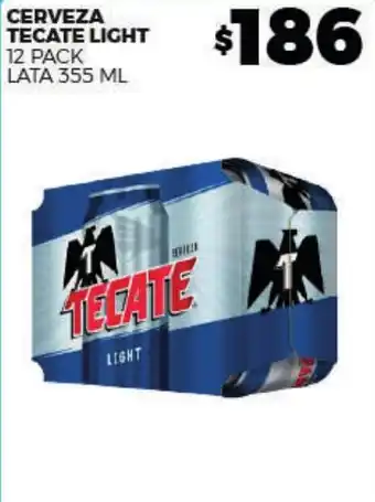 Merco Tecate light cerveza lata oferta