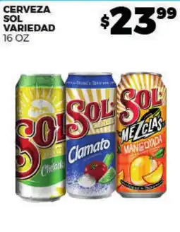 Merco Cerveza Sol Variedad oferta