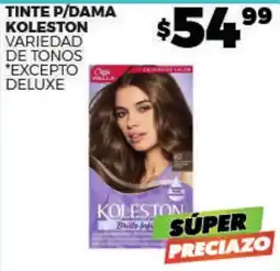Merco Koleston tinte p/dama variedad de tonos oferta