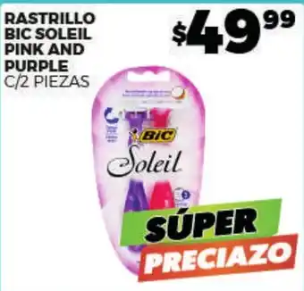 Merco Bic soleil rastrillo pink and purple oferta