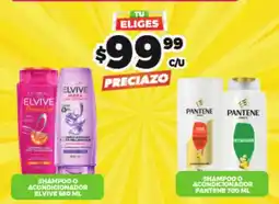 Merco Elvive/ pantene shampoo o acondicionador oferta