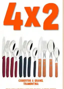 La Comer Cubiertos a granel tramontina oferta