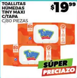 Merco Tiny toallitas húmedas maxi oferta