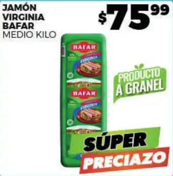Merco Bafar jamón virginia oferta