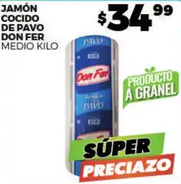 Merco Don Fer jamón cocido de pavo oferta