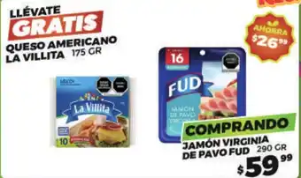 Merco La Villita queso americano oferta