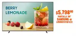 La Comer Samsung 50" 4K oferta