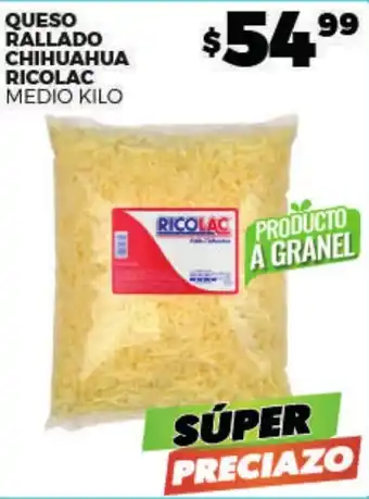 Merco Ricolac queso rallado chihuahua oferta