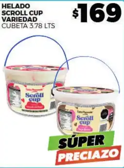 Merco Scroll cup helado variedad oferta