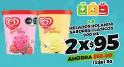Merco Helados holanda sabores clásicos oferta