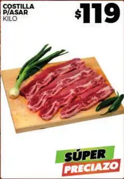 Merco Costilla p/asar kilo oferta