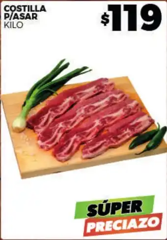 Merco Costilla p/asar kilo oferta