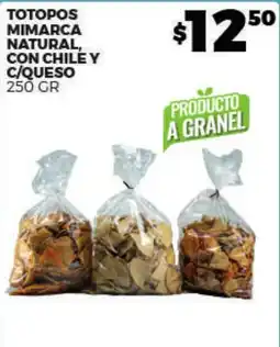 Merco Totopos mimmarca natural, con chile y c/queso oferta