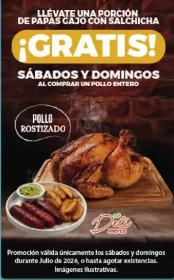 Merco Deli merco pollo rostizado oferta
