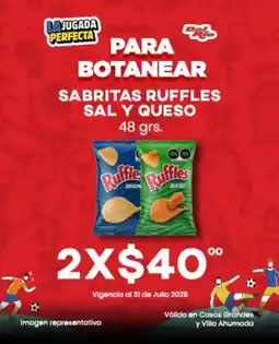 Del Rio Sabritas Ruffles Sal y Queso oferta