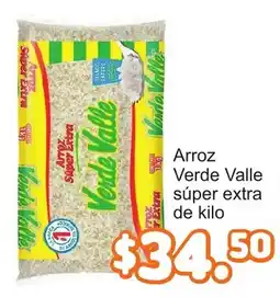 Merza Arroz Verde Valle súper extra oferta