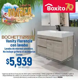 Boxito Bochettihome Vanity Florencia con lavabo oferta