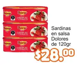 Merza Dolores Sardinas en salsa de tomate oferta