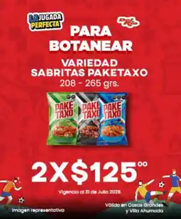 Del Rio Sabritas Paketaxo oferta