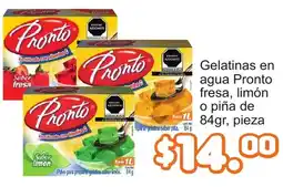 Merza Pronto gelatinas en agua oferta