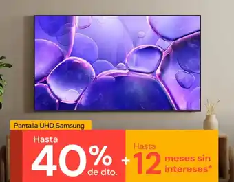 Samsung pantalla uhd