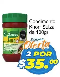 Merza Knorr Condimento Suiza de Pollo oferta