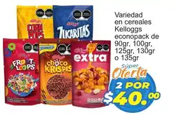 Merza Kelloggs variedad en cereales oferta