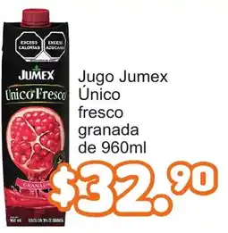 Merza Jumex Jugo Único fresco granada oferta